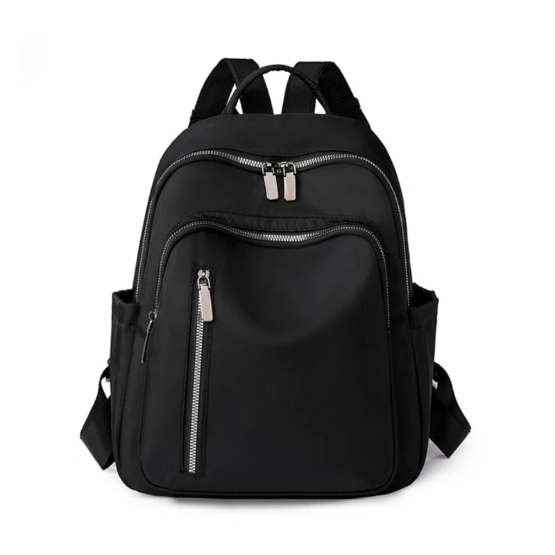 Anti-Theft Nylon Laptop Backpack for Women with 14” Notebook Compartment