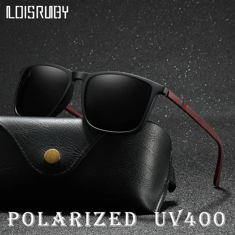 Luxury Square Vintage Polarized Cycling Sunglasses – Unisex
