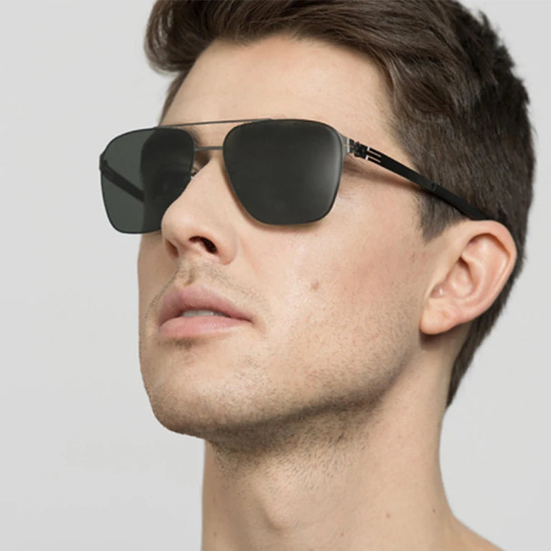 Screwless Pilot Sunglasses – Men
