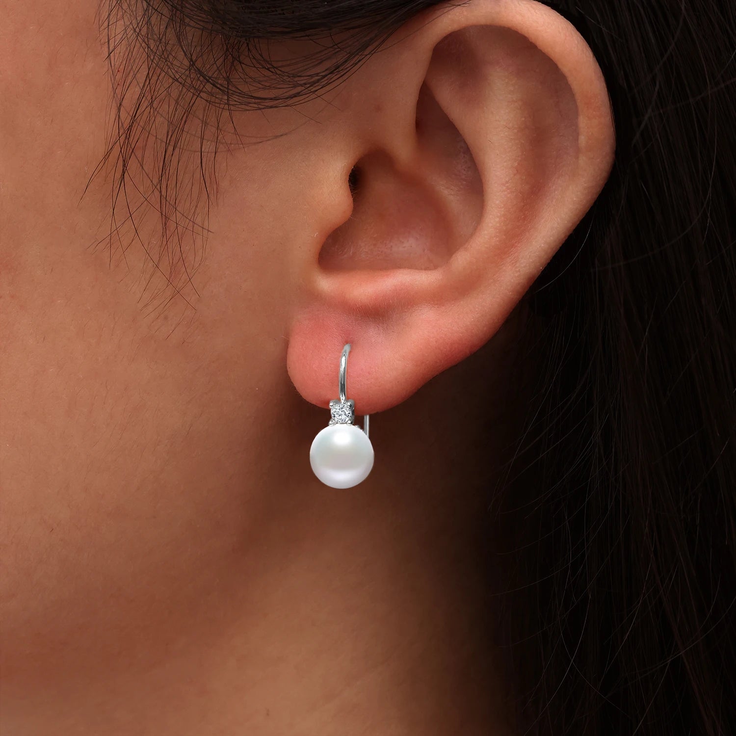 Lunar Grace: Yolora 8mm Pearl & Swarovski Crystal Drops