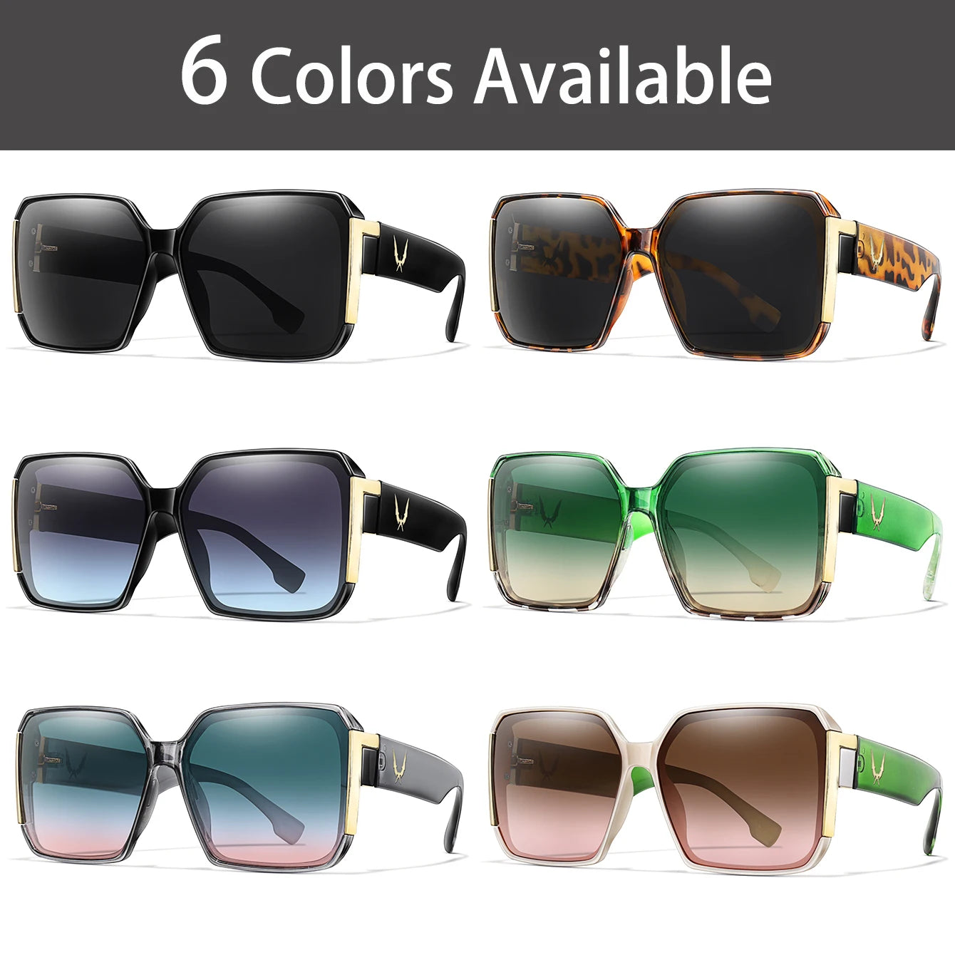 Luxury Vacation Square Sunglasses – Unisex