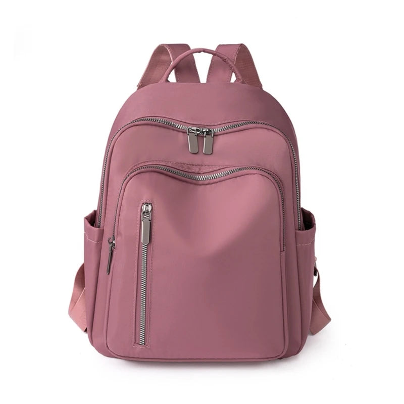 Anti-Theft Nylon Laptop Backpack for Women with 14” Notebook Compartment