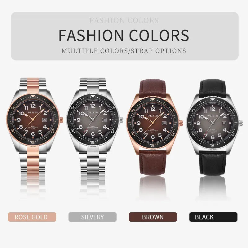 Luxury Retro Business Quartz Watch – Men