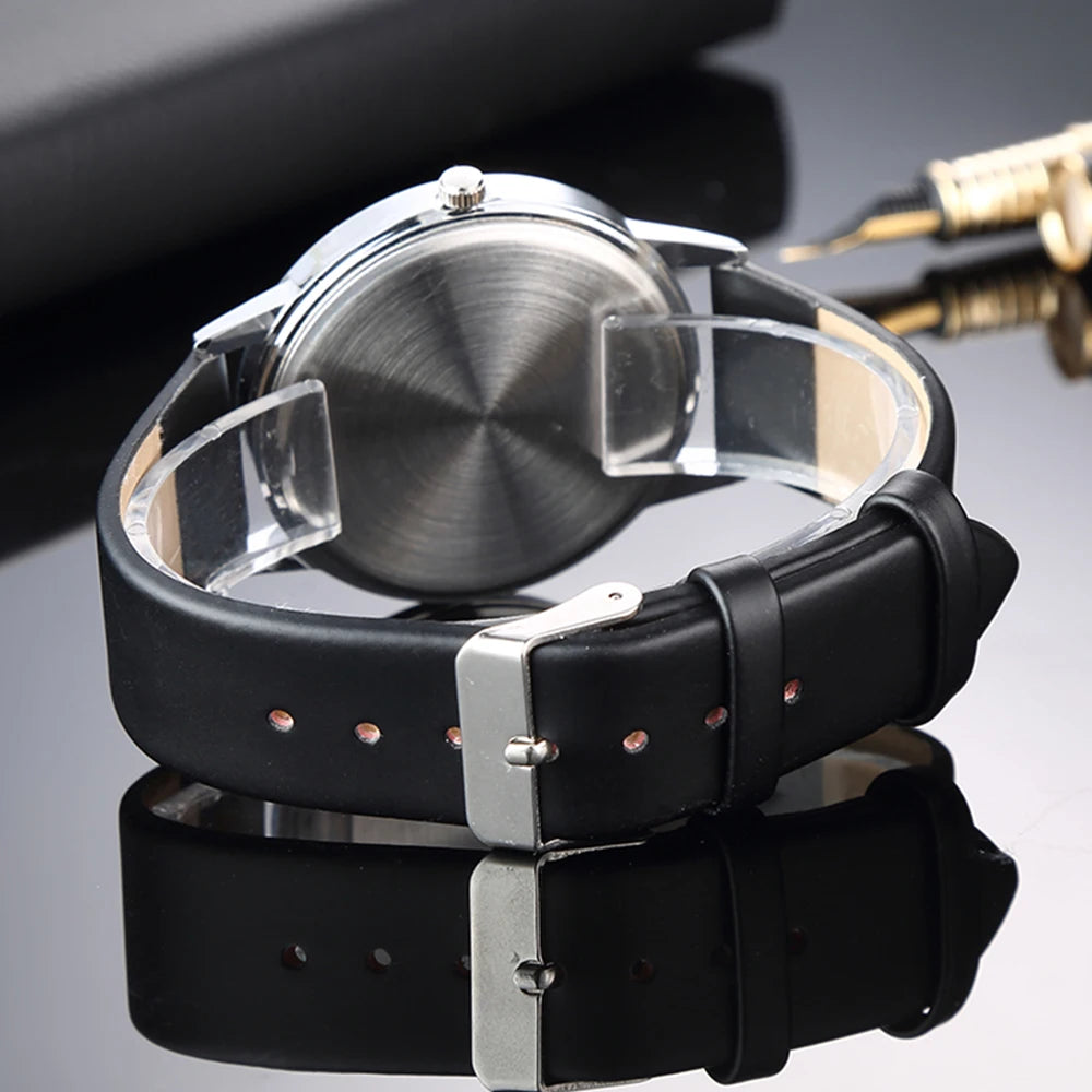 Minimalist Precision Timeless Monochrome Quartz Watch