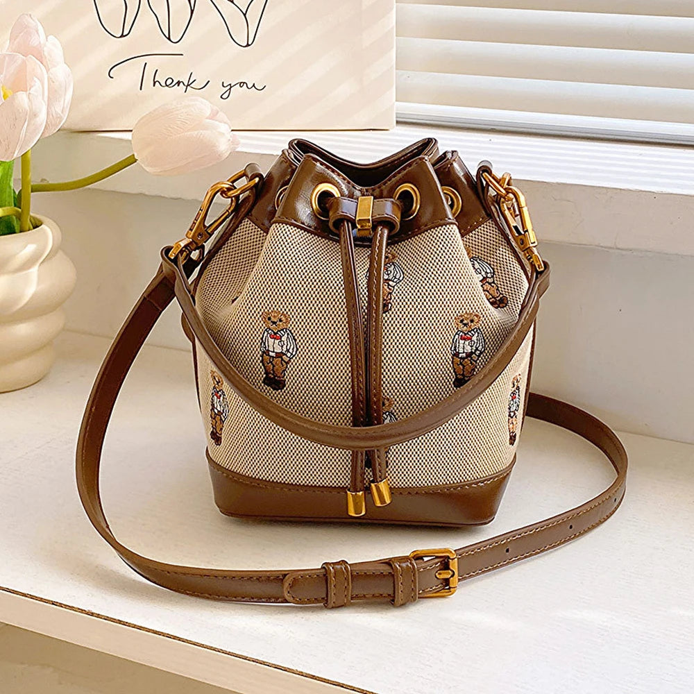 Springtime Joy 2026 Animal Print Bucket Crossbody