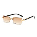 Retro Rimless Sunglasses – Unisex