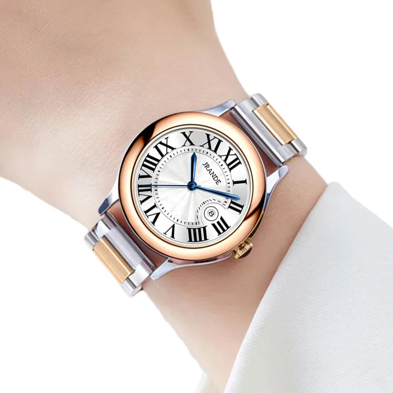 Timeless Elegance: Vintage Luxury Ladies’ Leather Watch
