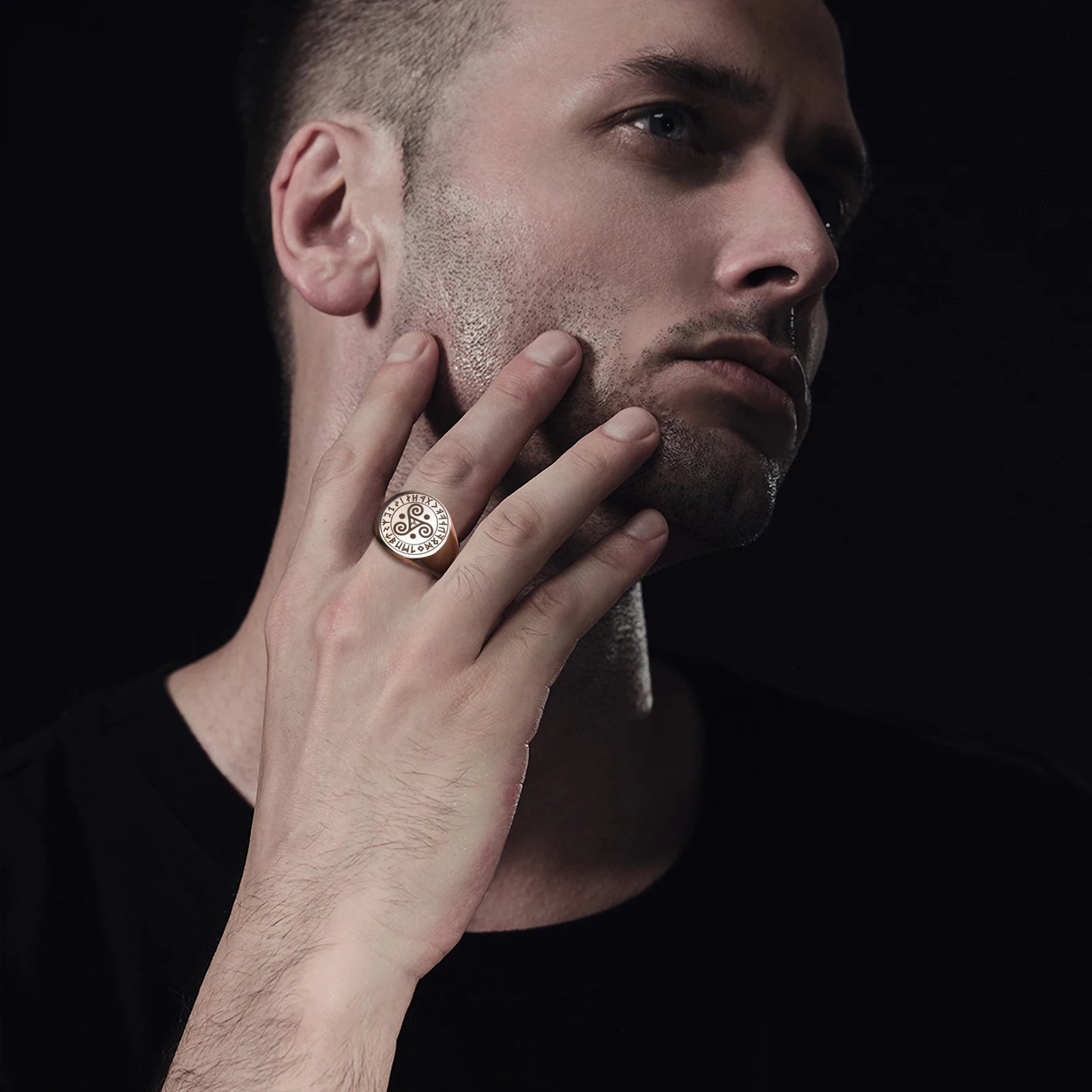 Vintage Triskele Ring Ancient Wisdom