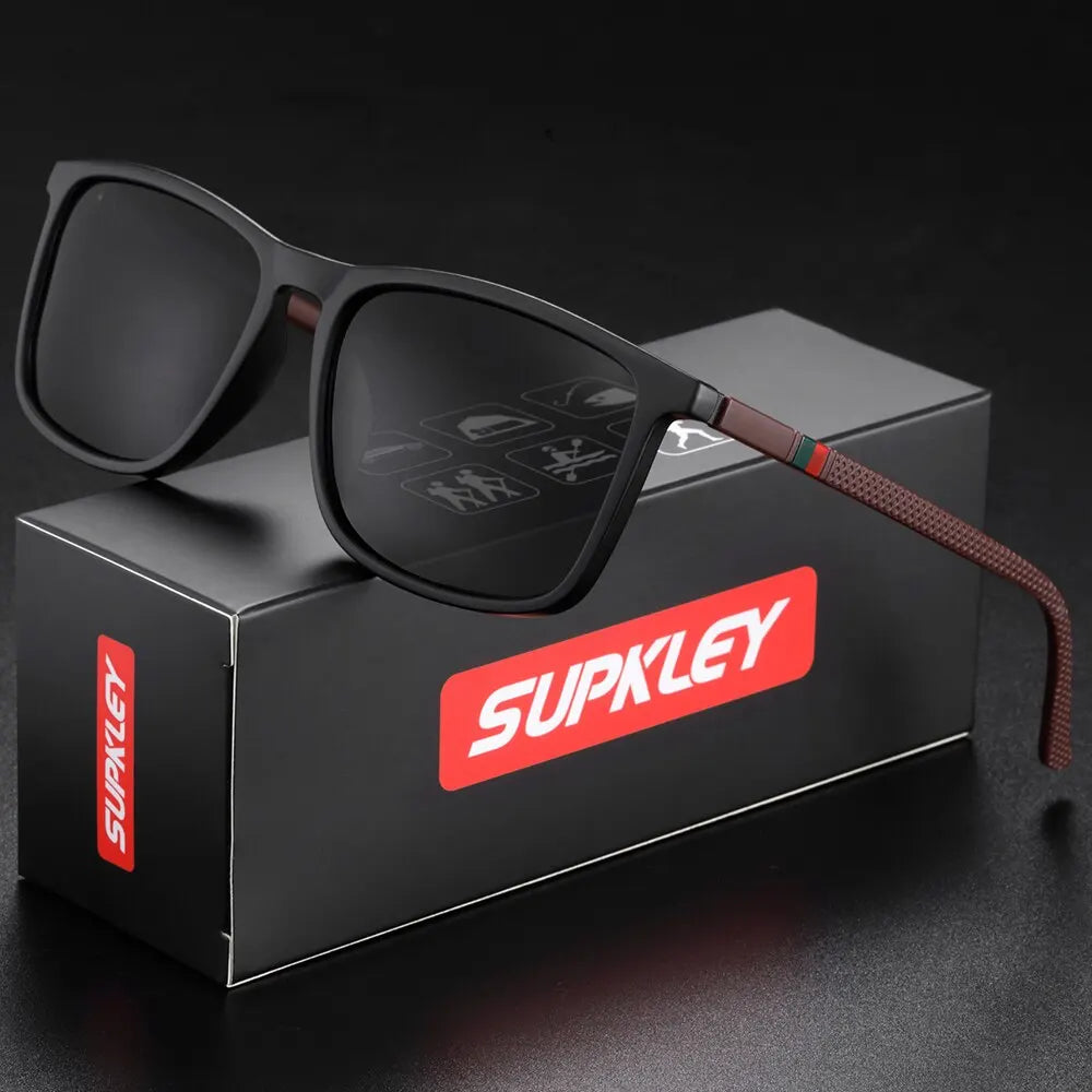 Classic Sports Square Polarized Sunglasses - Man