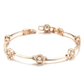 Simple Rose Gold Zircon Bracelet