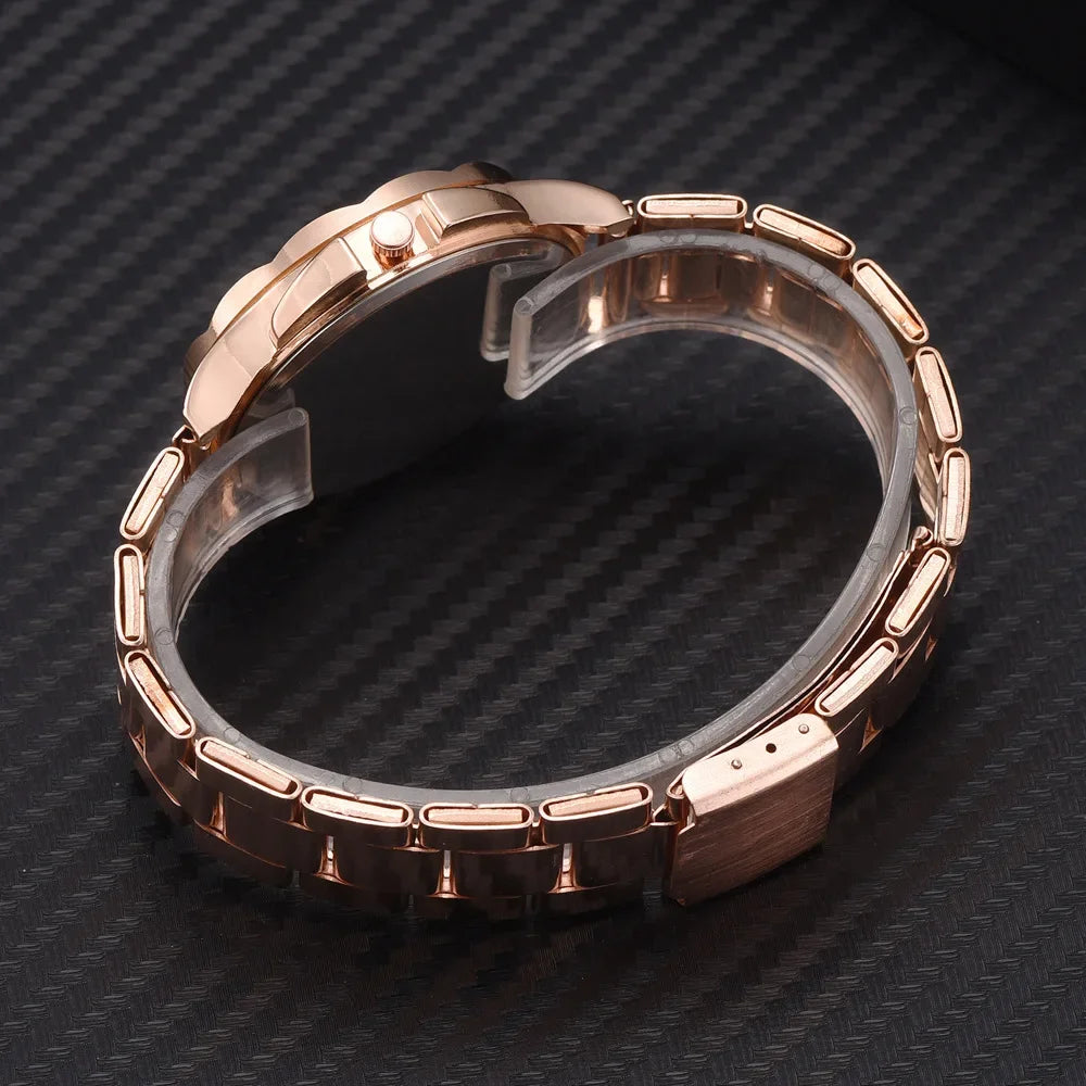 Timebound Elegance The Rose Gold Roman Numeral Watch