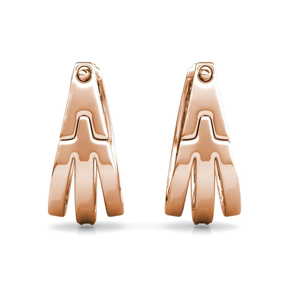 Gilded Sophistication: Yolora Layered Hoop Earrings