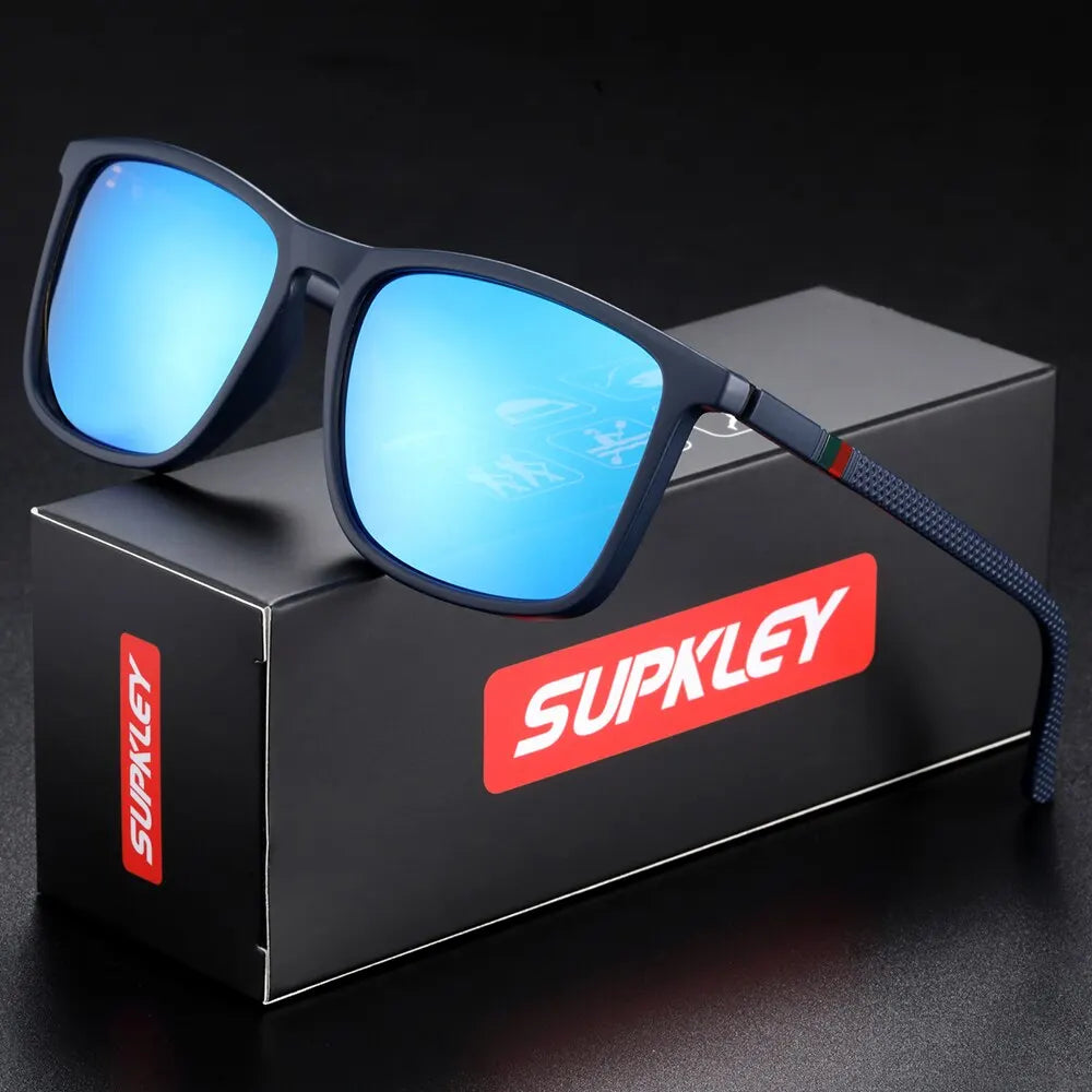Classic Sports Square Polarized Sunglasses - Man