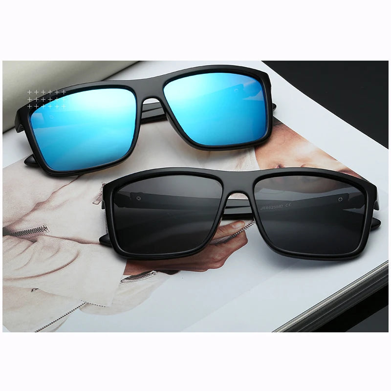 Luxury Square Vintage Polarized Sunglasses
