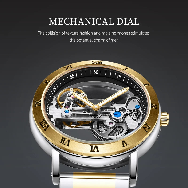 Skeleton Automatic Mechanical Watch – Men