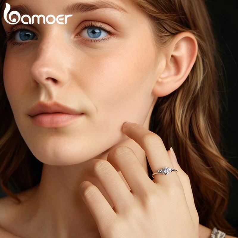 The Radiant Five Stone Moissanite Eternity Band in Sterling Silver