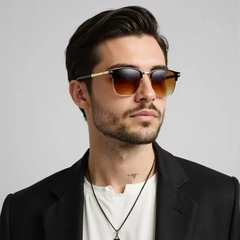 Luxury Square Gradient Sunglasses