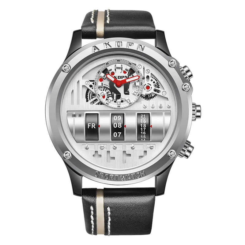 Luxury Automatic Mechanical Watch Unisex – Business Style with Rotating Date