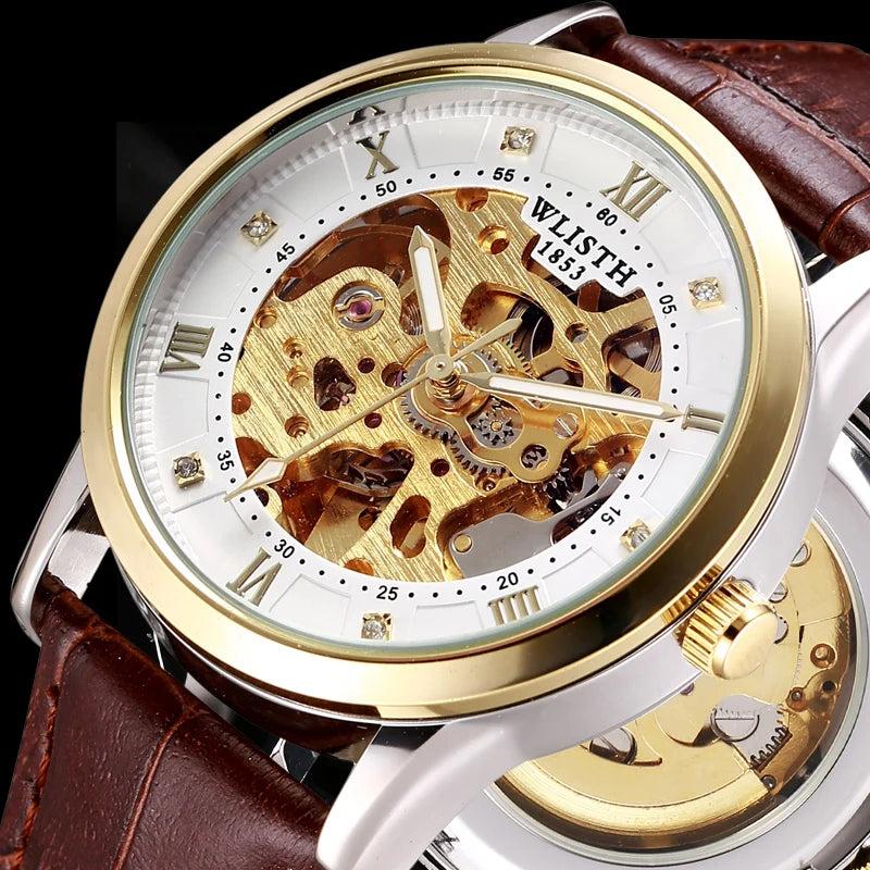 Smart Casual Quartz Watch with Leather Strap – Men