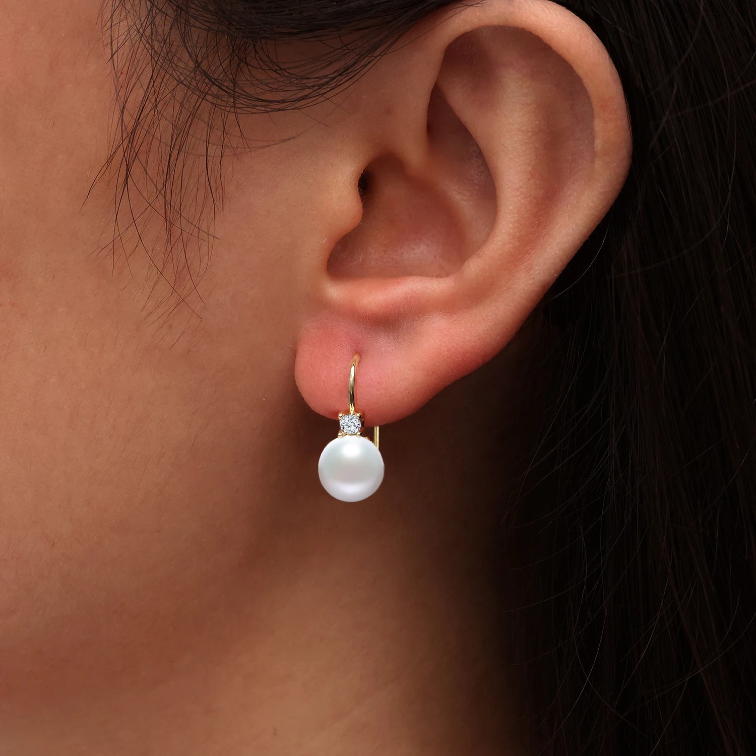 Lunar Grace: Yolora 8mm Pearl & Swarovski Crystal Drops