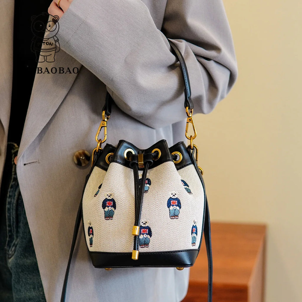 Springtime Joy 2026 Animal Print Bucket Crossbody