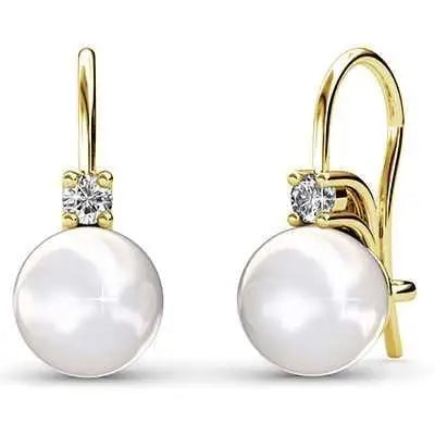 Lunar Grace: Yolora 8mm Pearl & Swarovski Crystal Drops