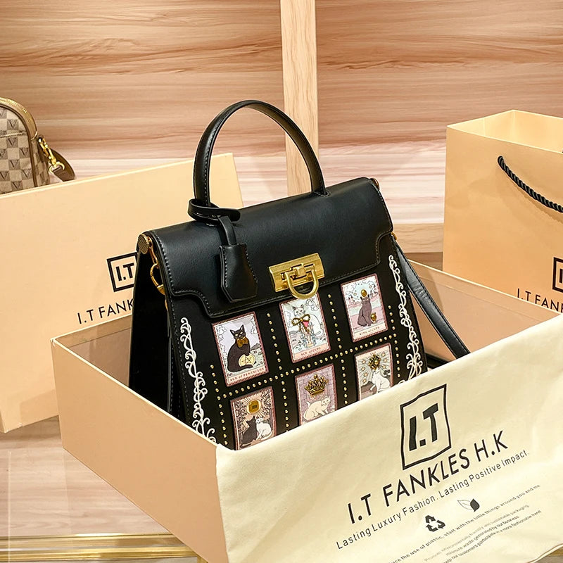 Retro Luxury Crossbody Shoulder Bag for Women – 2025 Designer Style