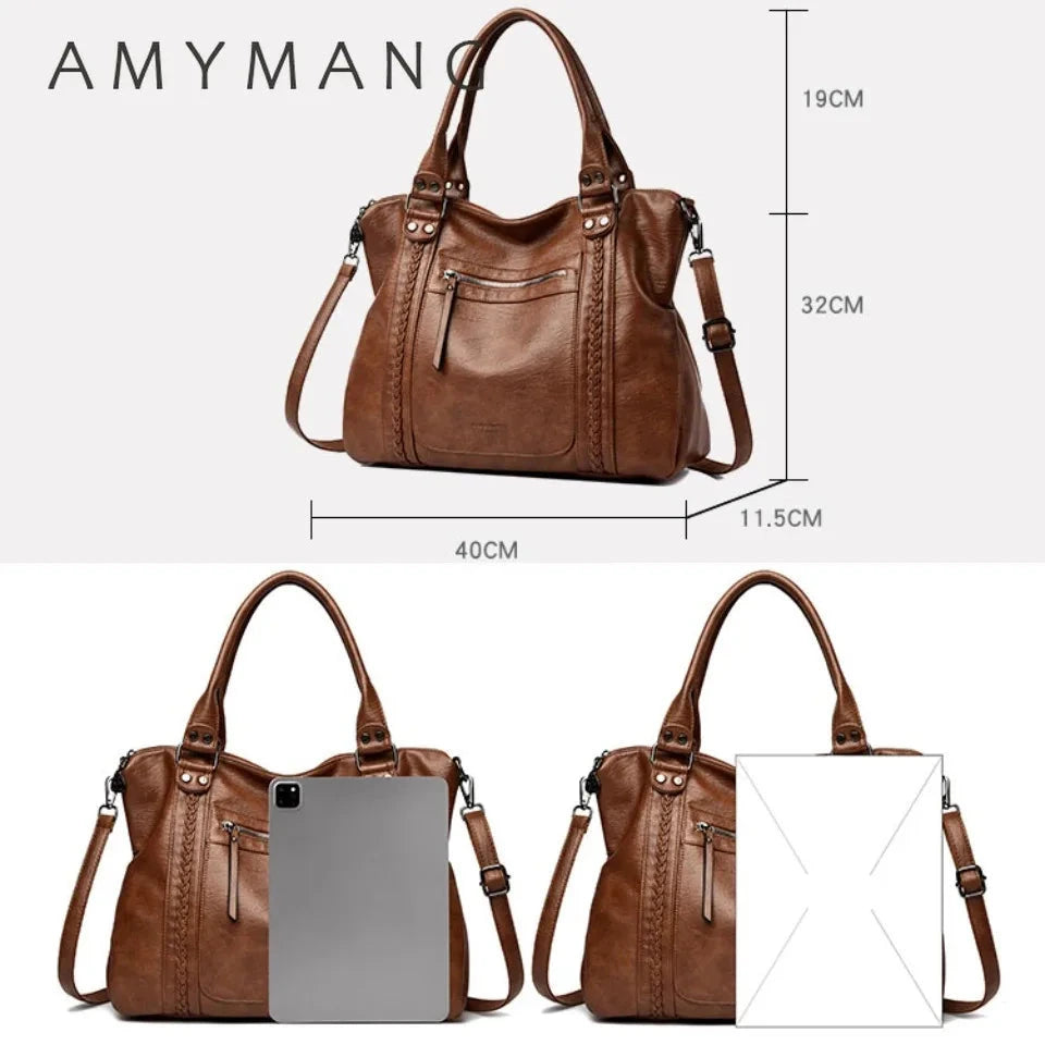 Velvet Touch: AMYMANG Luxury Microfiber Soft Tote