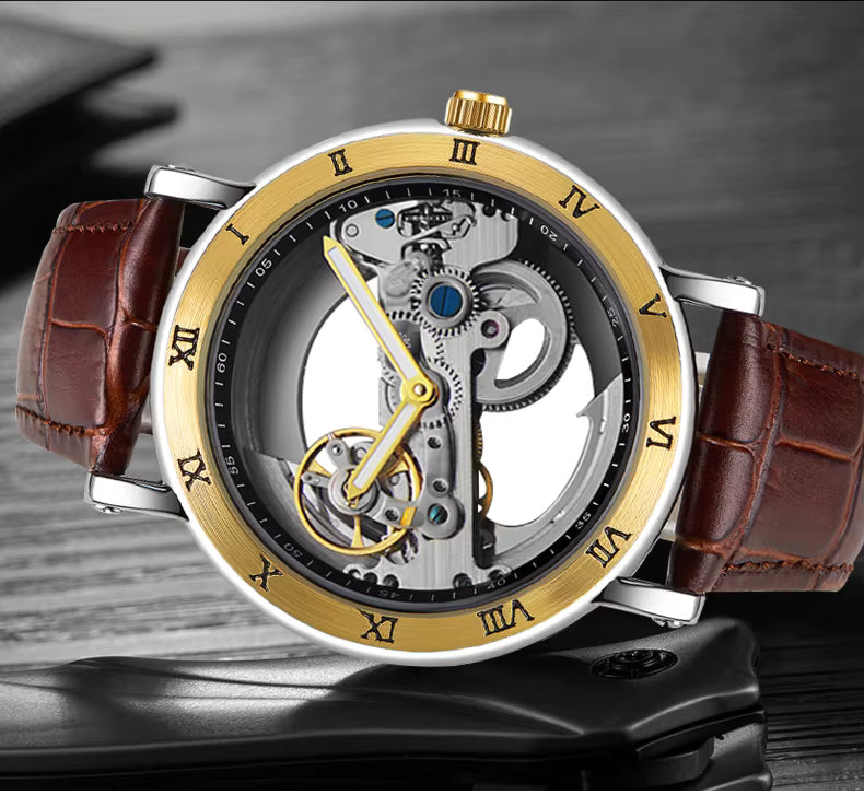 Skeleton Automatic Mechanical Watch – Men