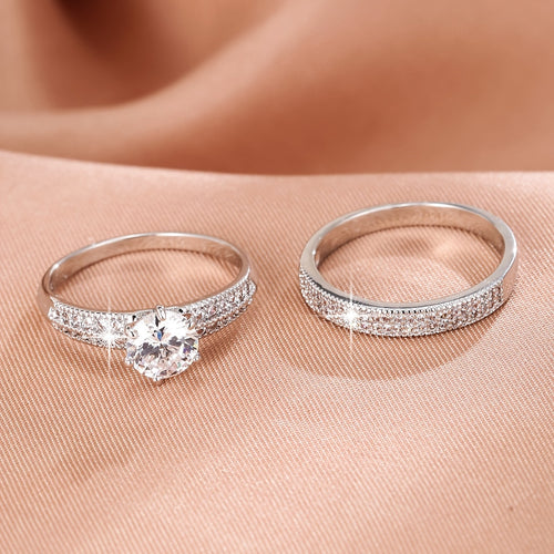 18K Gold plated Luxury Zirconia Eternity Set Lifetime of Style